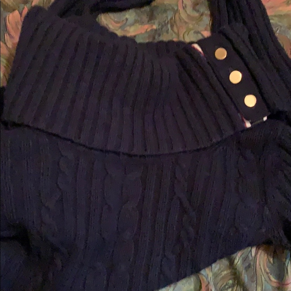 Tommy Hilfiger cashmere and wool cowl neck sweater